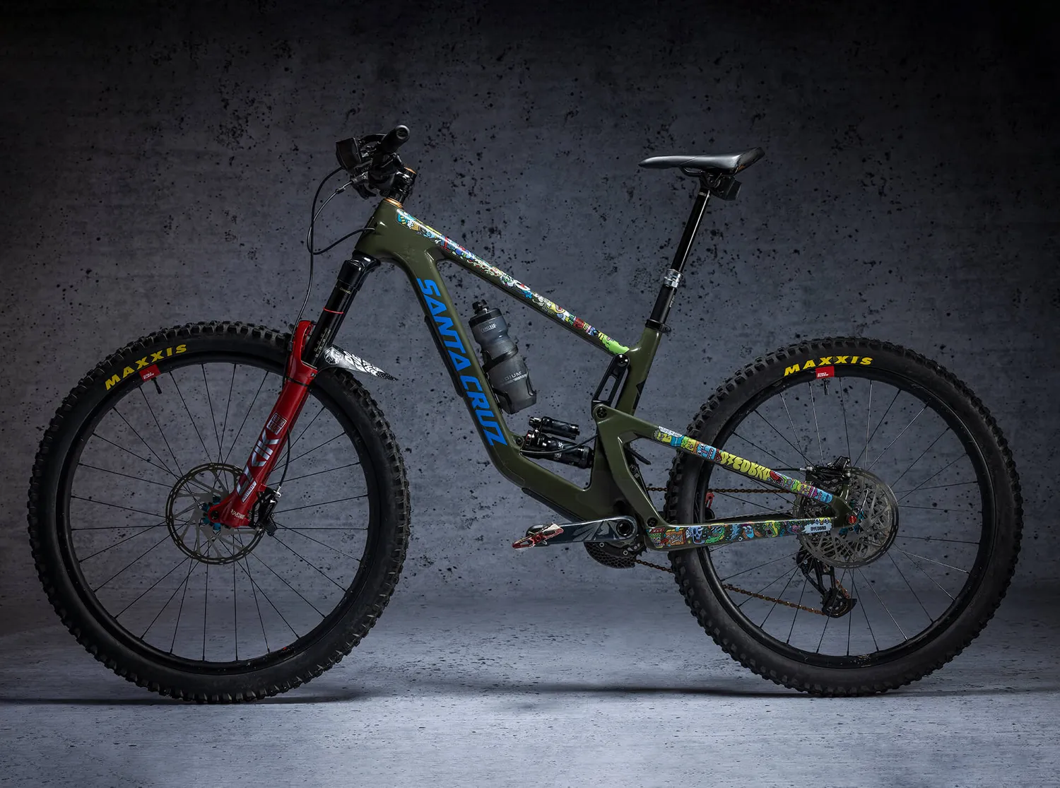 Dyedbro Juay pellicola telaio mtb colorata grafica street opaca