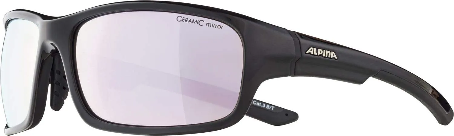 Alpina Lyron S occhiali sportivi black gloss visi stretti
