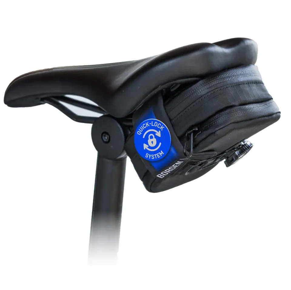 Borgen borsa sottosella bici nera S 120 g idrorepellente