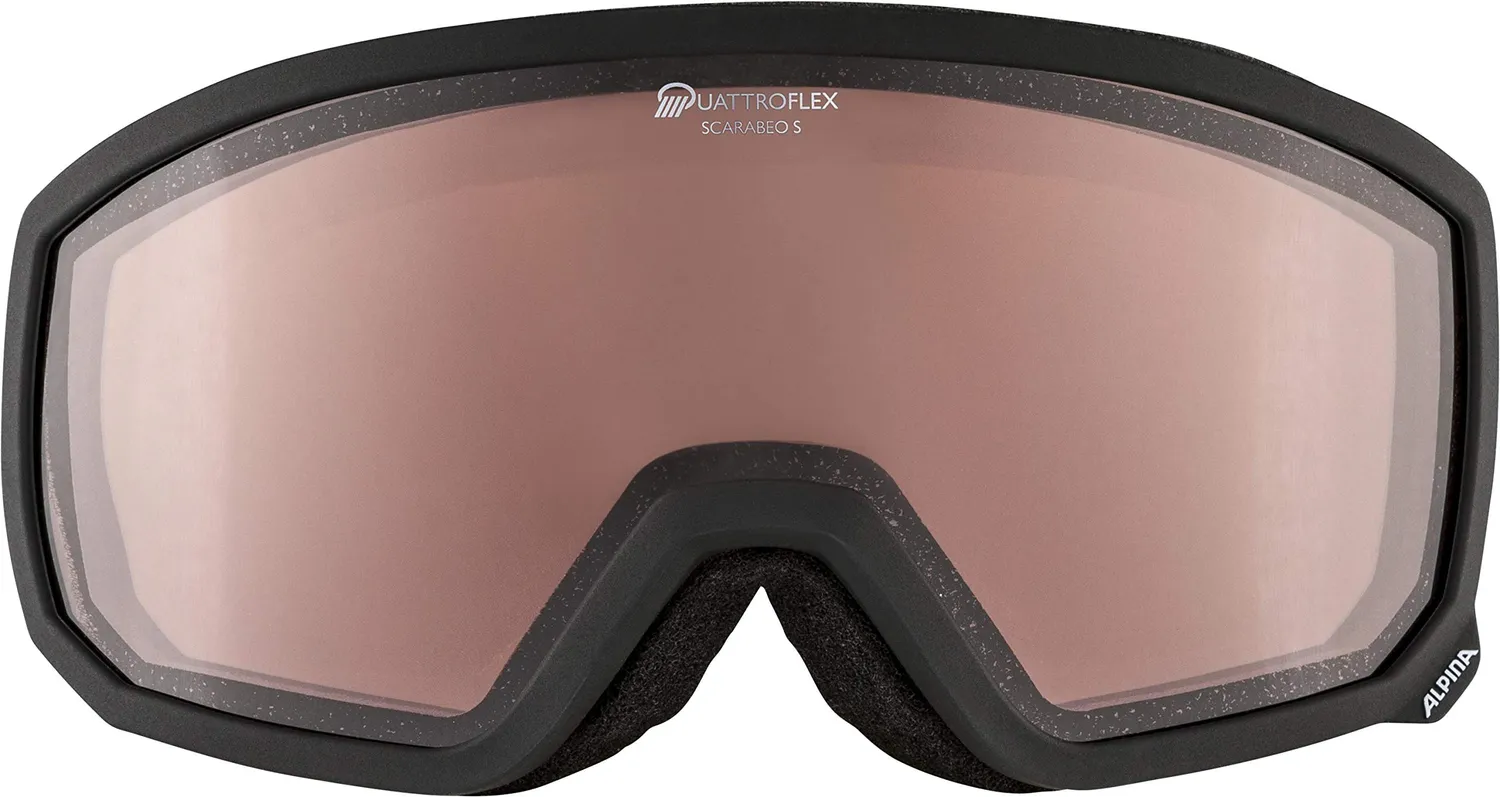 Alpina Scarabeo S QH occhiali sci bambino lente arancione