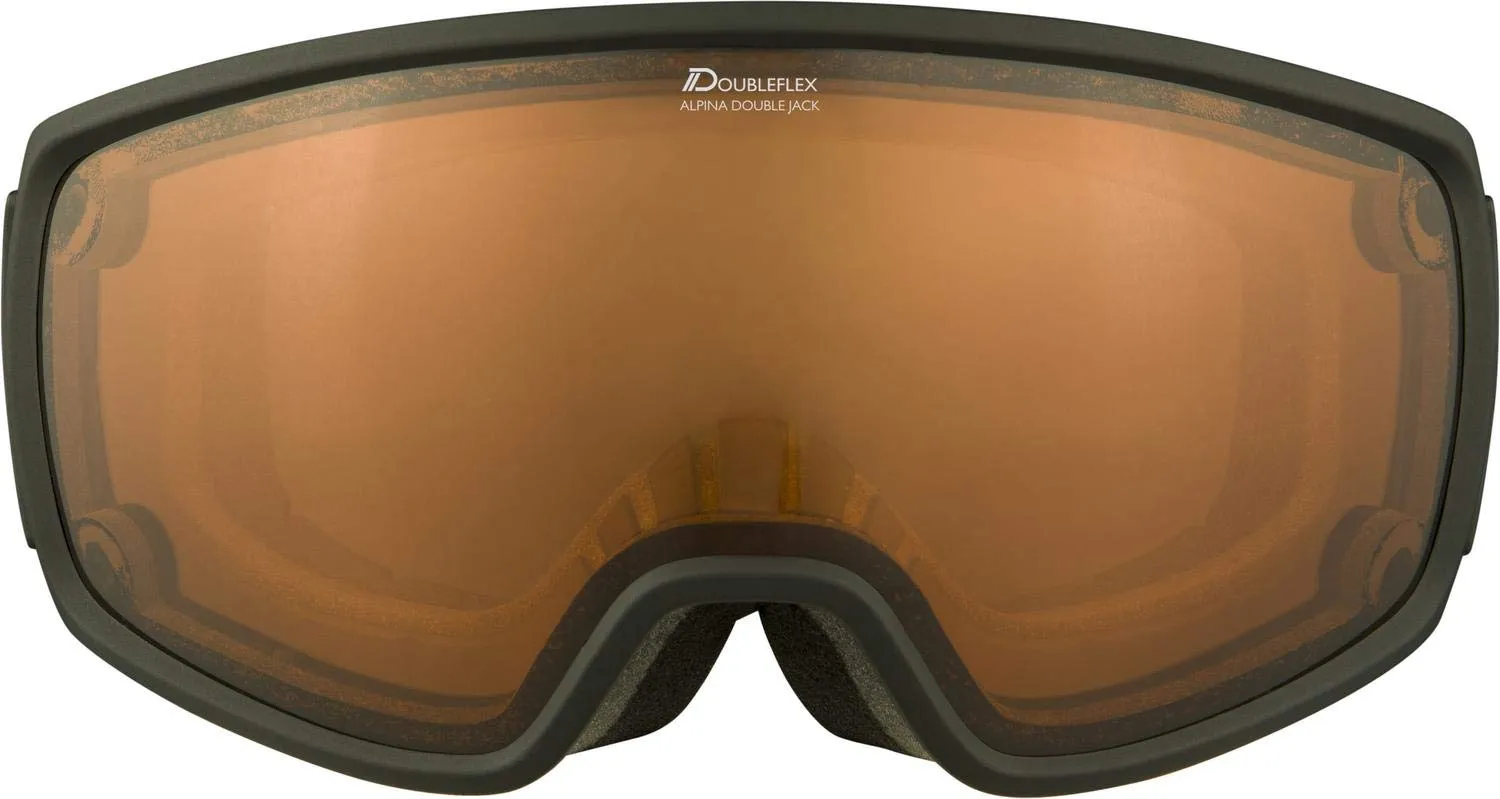Alpina Double Jack Mag Q-Lite maschera sci black matt