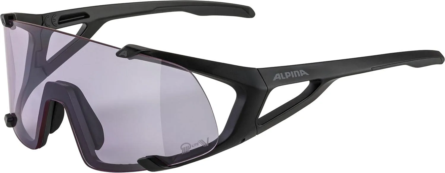 Alpina Hawkeye S Q-Lite V occhiali sportivi cool-grey matt fotocromatici