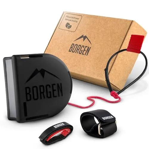Borgen corda traino bici Kevlar 120 kg rossa 2,2 m