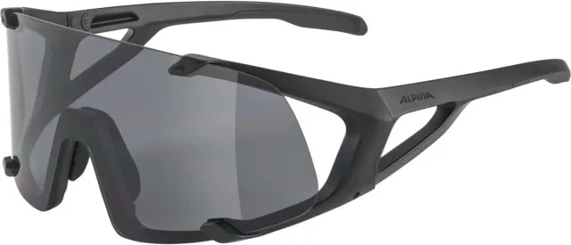 Alpina Hawkeye occhiali sportivi all black matt