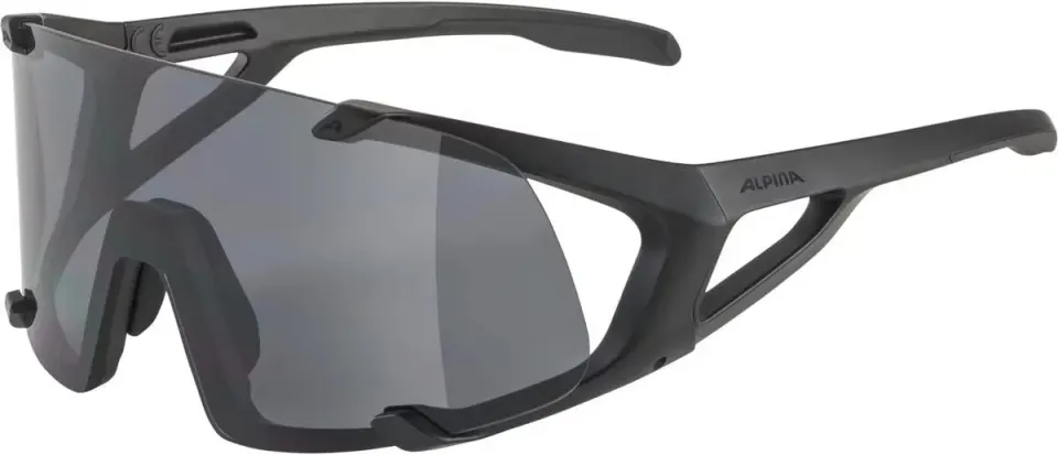 Alpina Hawkeye occhiali sportivi all black matt