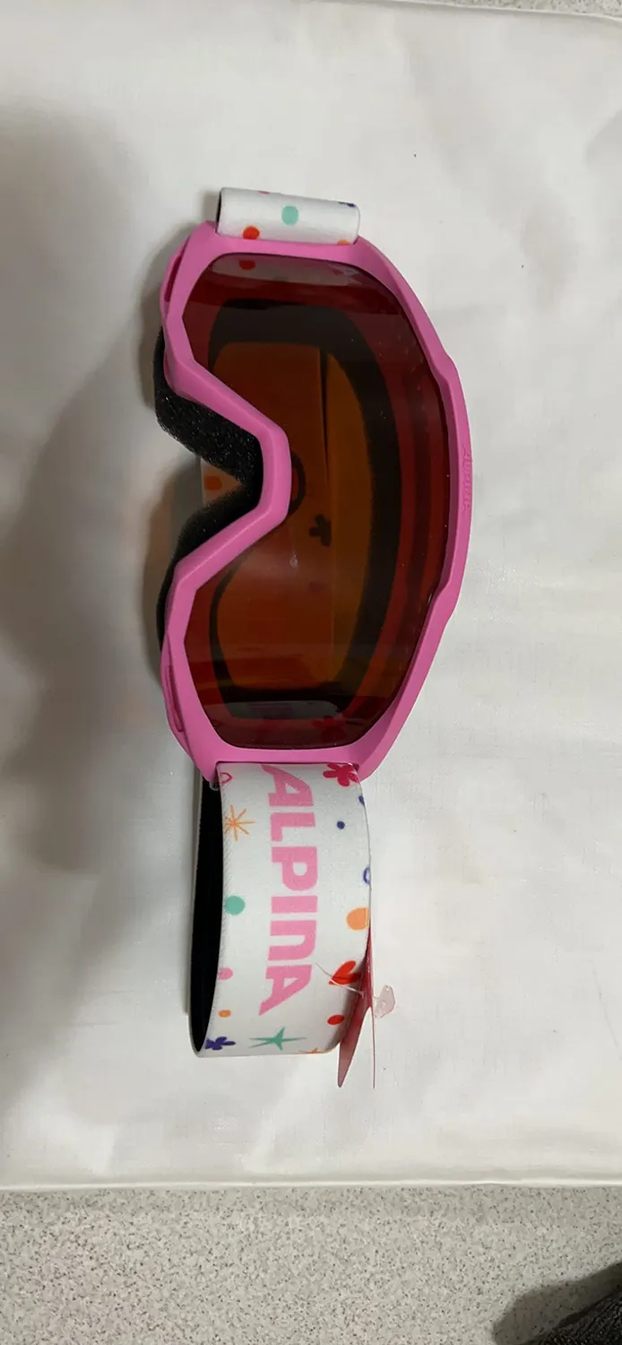 Alpina Piney Maschera Sci Bambino Nero Lente Hicon