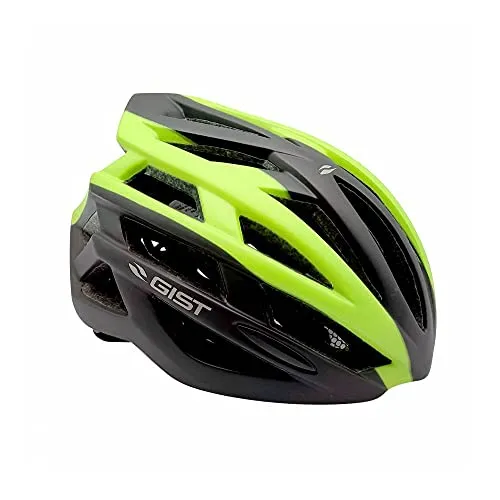Gist Planet casco bici nero-lime 23 prese aria