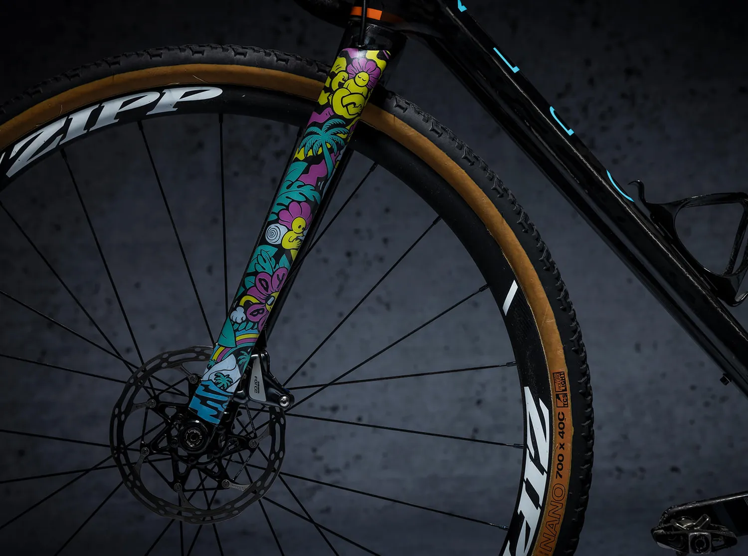 Dyedbro Victor Brousseaud Gravel pellicola telaio Colour opaca