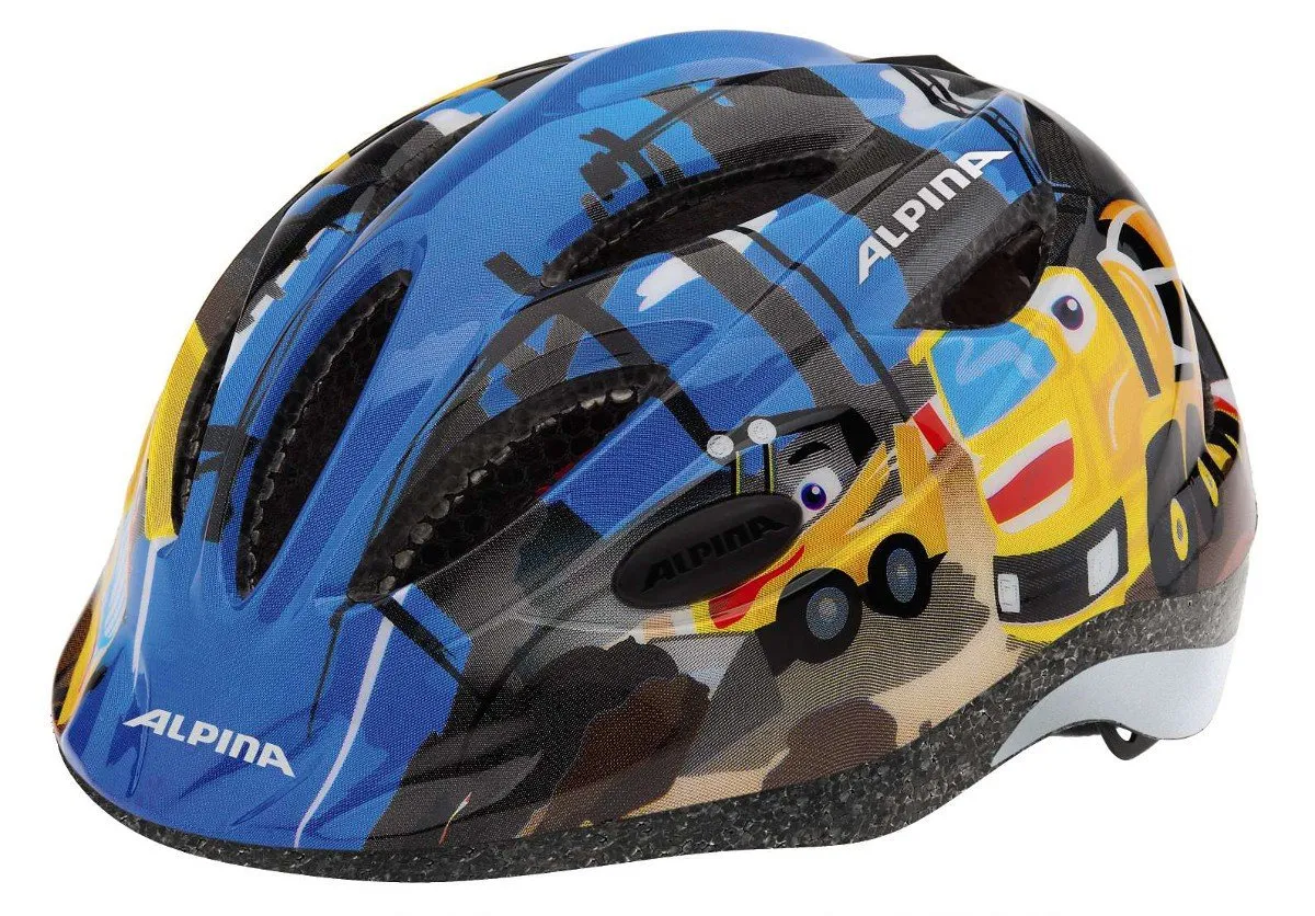 Alpina Gamma 2.0 casco bici bimbo 46-51 Hearts bianco