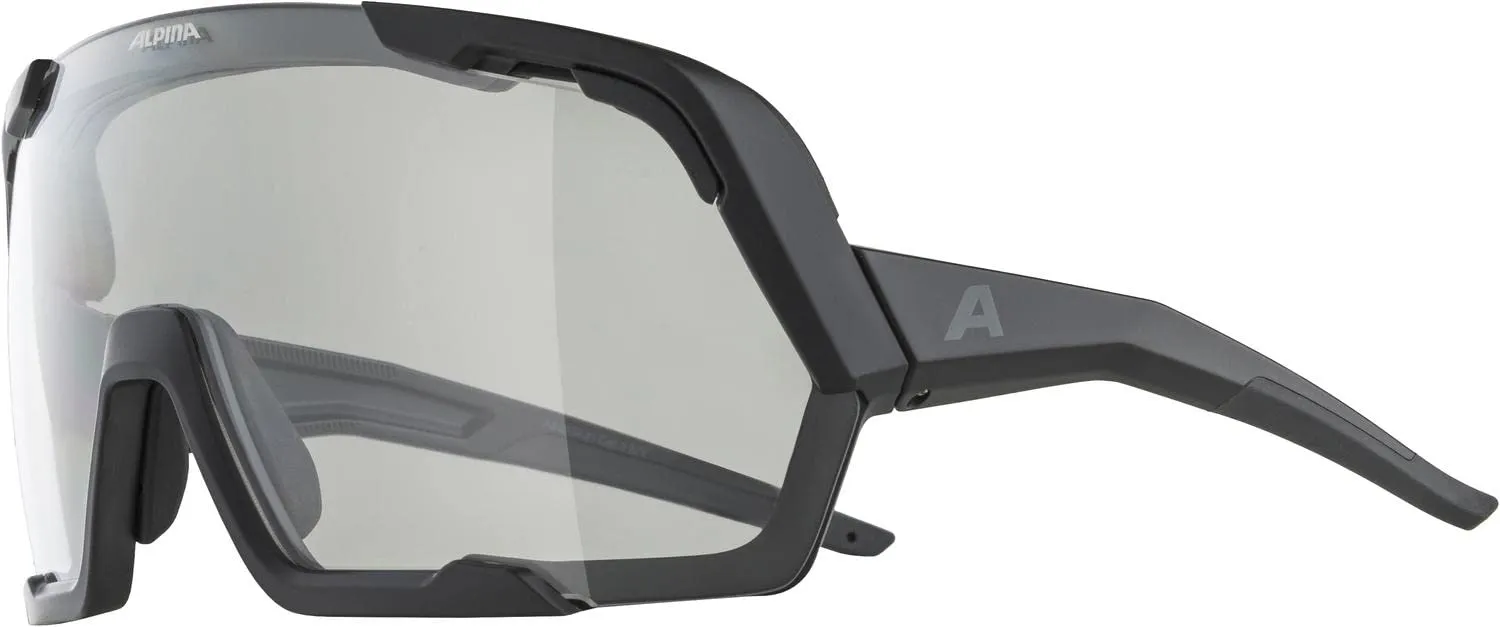 Alpina Rocket Bold occhiali sportivi black matt Q-Lite antiappann