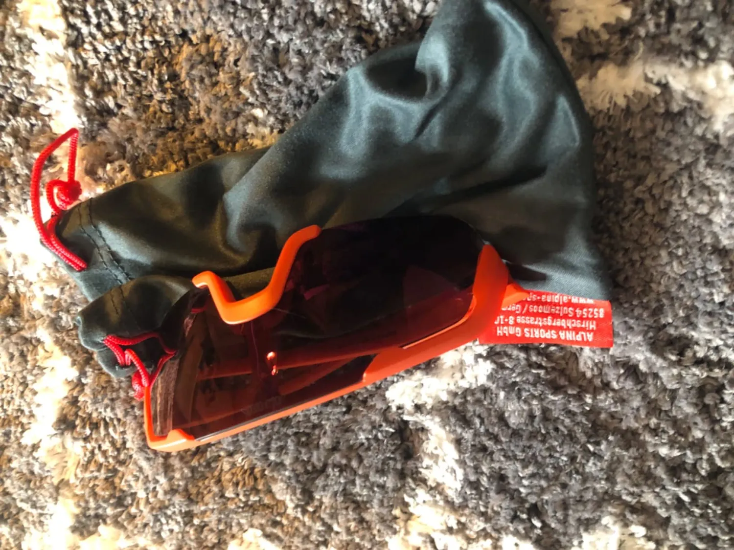 Alpina Rocket Youth Q-Lite occhiali MTB olive matt contrasto