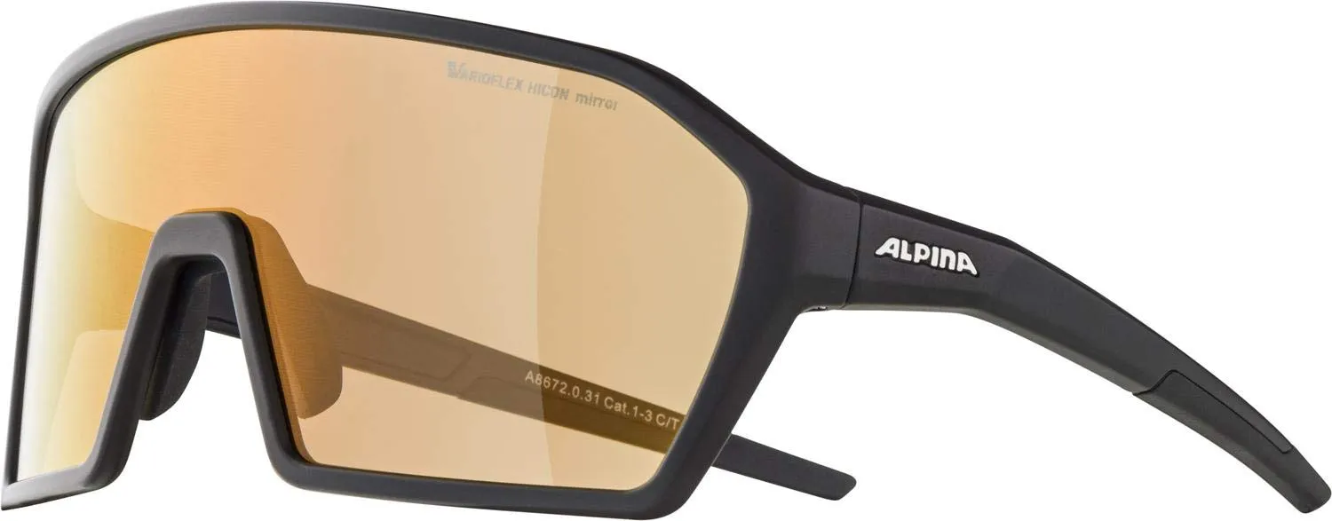 Alpina RAM Q-Lite V occhiali bici fotocromatici black matt