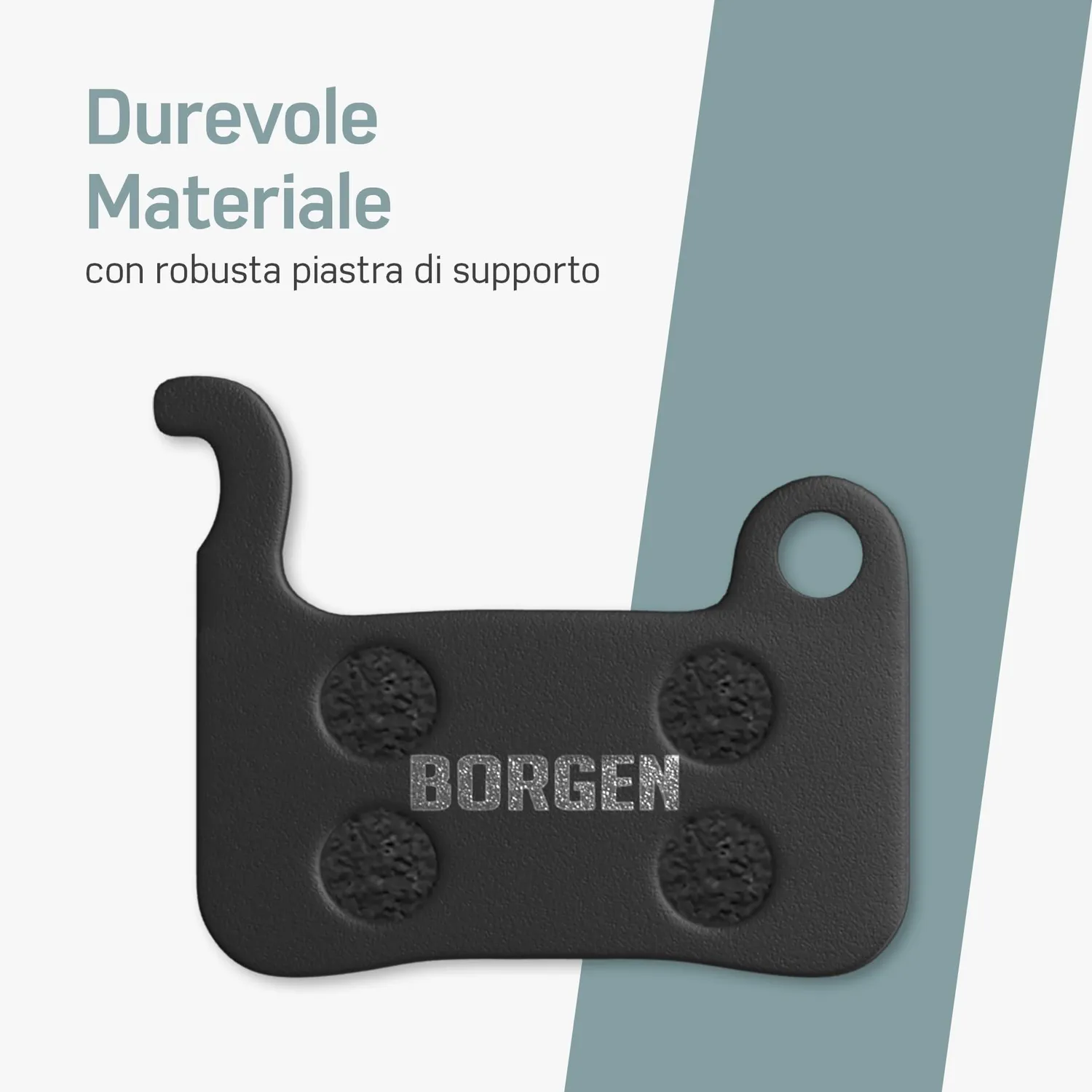 Borgen A01S pastiglie freno 2 paia mescola durevole