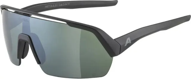 Alpina Turbo HR Q-Lite occhiali running Black Matt
