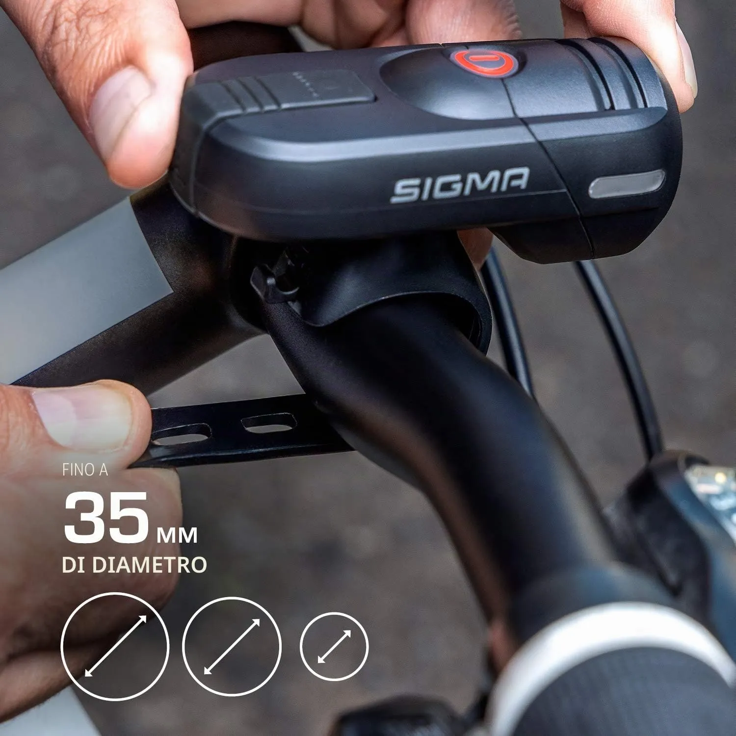 Sigma Aura 45 Nugget II Set Luci Bici Ricaricabile StVZO