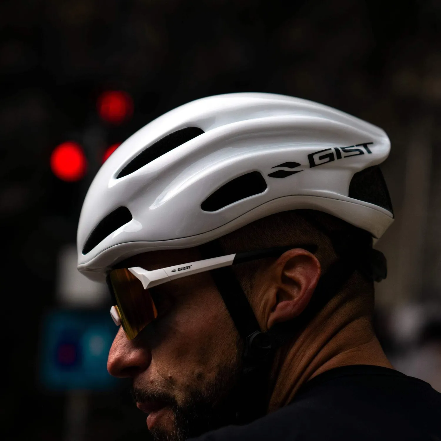Gist Veloce Casco Bici Rosso aerodinamico road