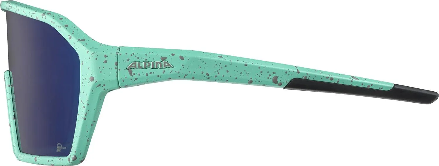Alpina Ram Q-Lite occhiali sportivi turquoise-blur contrasto