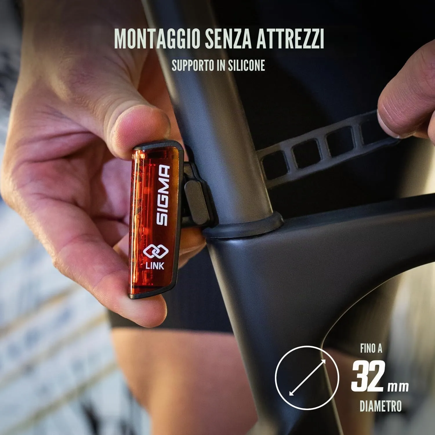 Sigma Aura 100 Blaze Link set luci bici ricaricabile