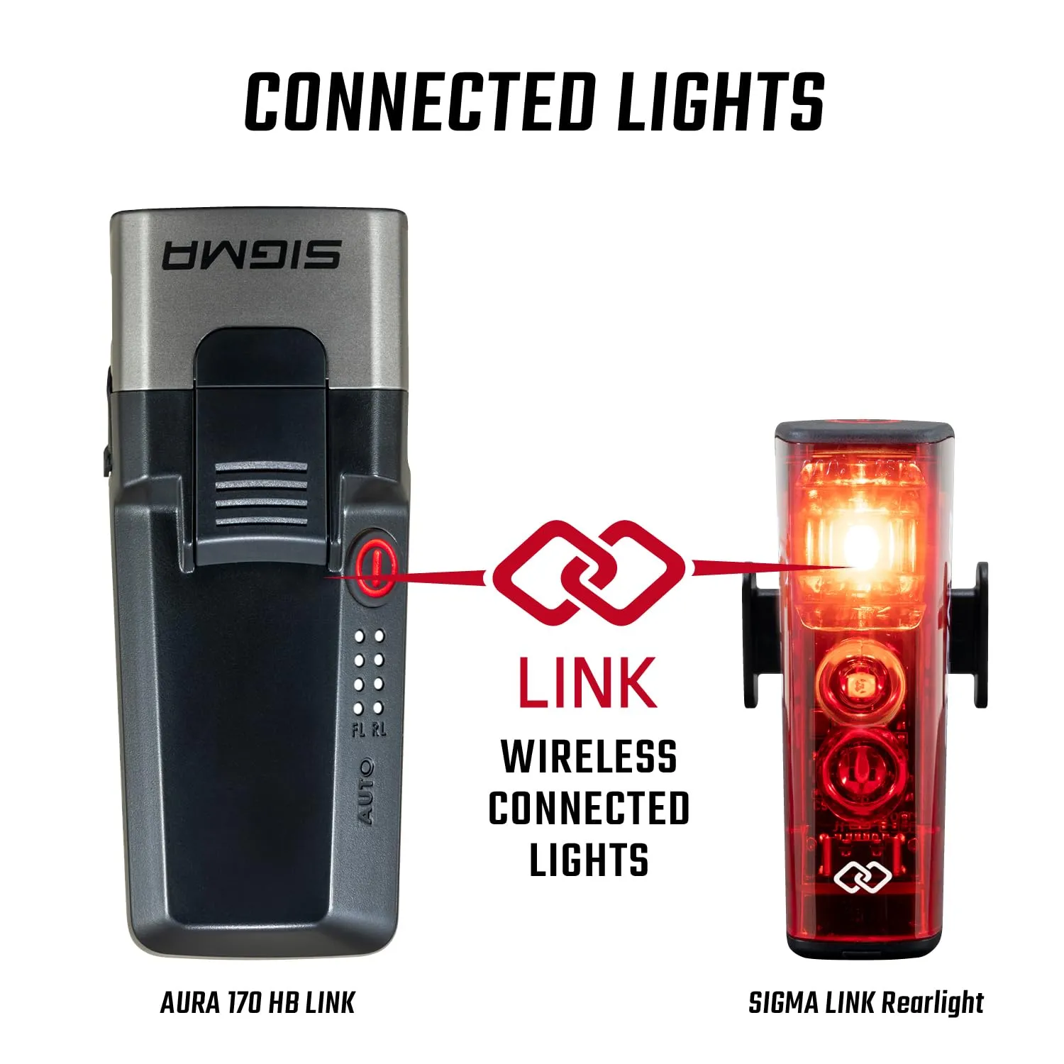 Sigma Aura 170 HB Link luce anteriore 170 lux telecomando