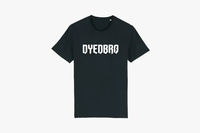 Dyedbro Logo maglietta cotone bio taglia L grezza