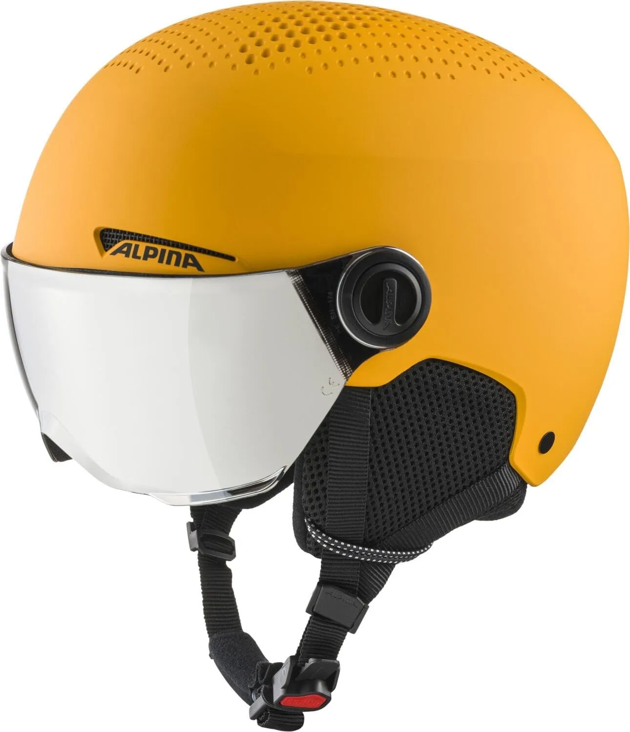 Alpina Zupo Visor Q-Lite casco sci bimbo blu 54-58 cm