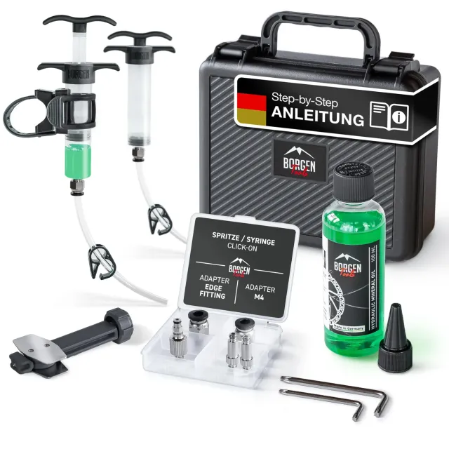 Borgen Kit spurgo PRO freni SRAM Maven DB olio minerale 100 ml