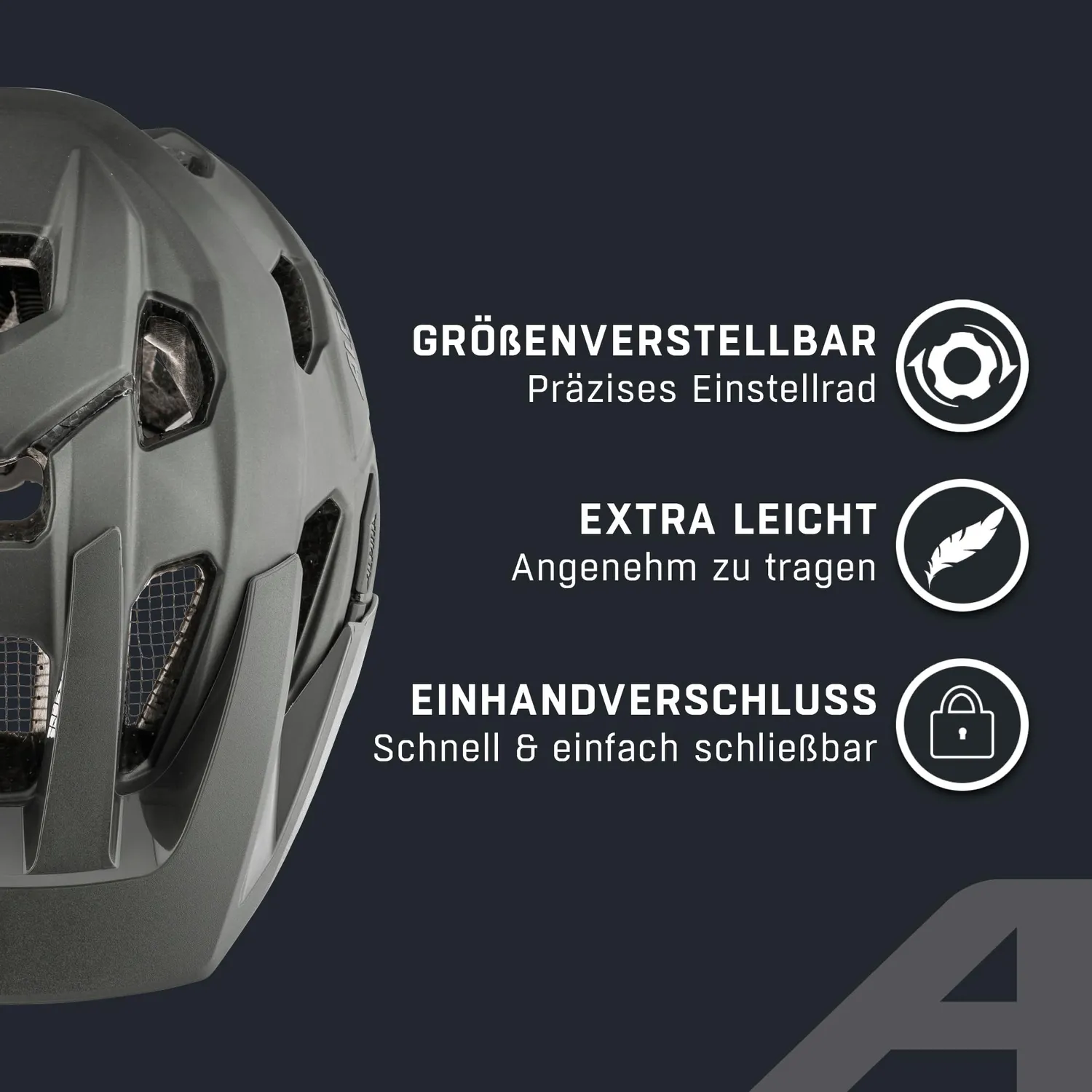 Alpina Anzana casco bici adulto 52-57 Coffee-Grey opaco