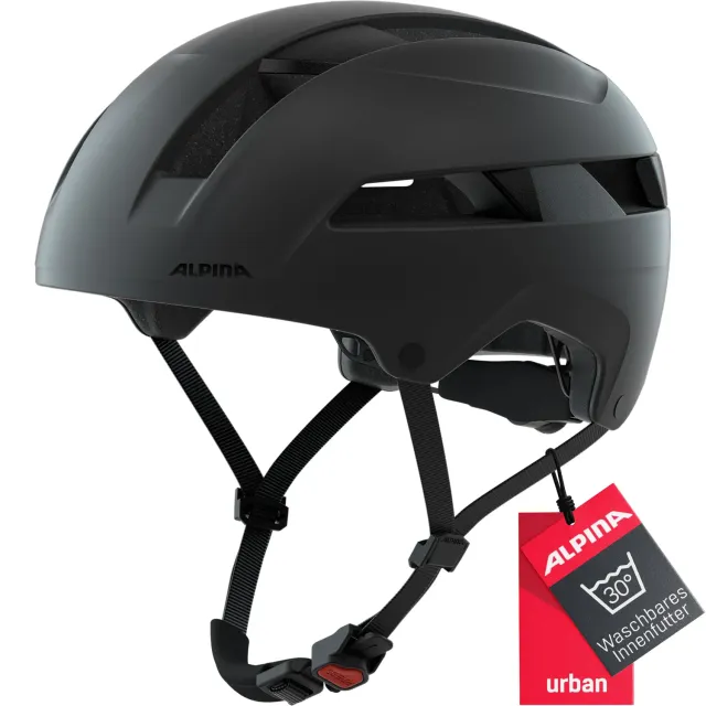 Alpina Soho casco bici urban nero opaco