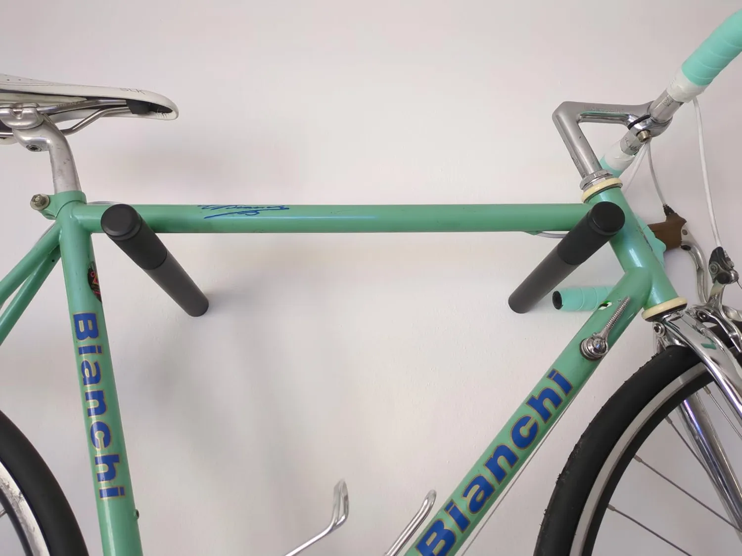 Borgen supporto bici parete legno nero 27 cm