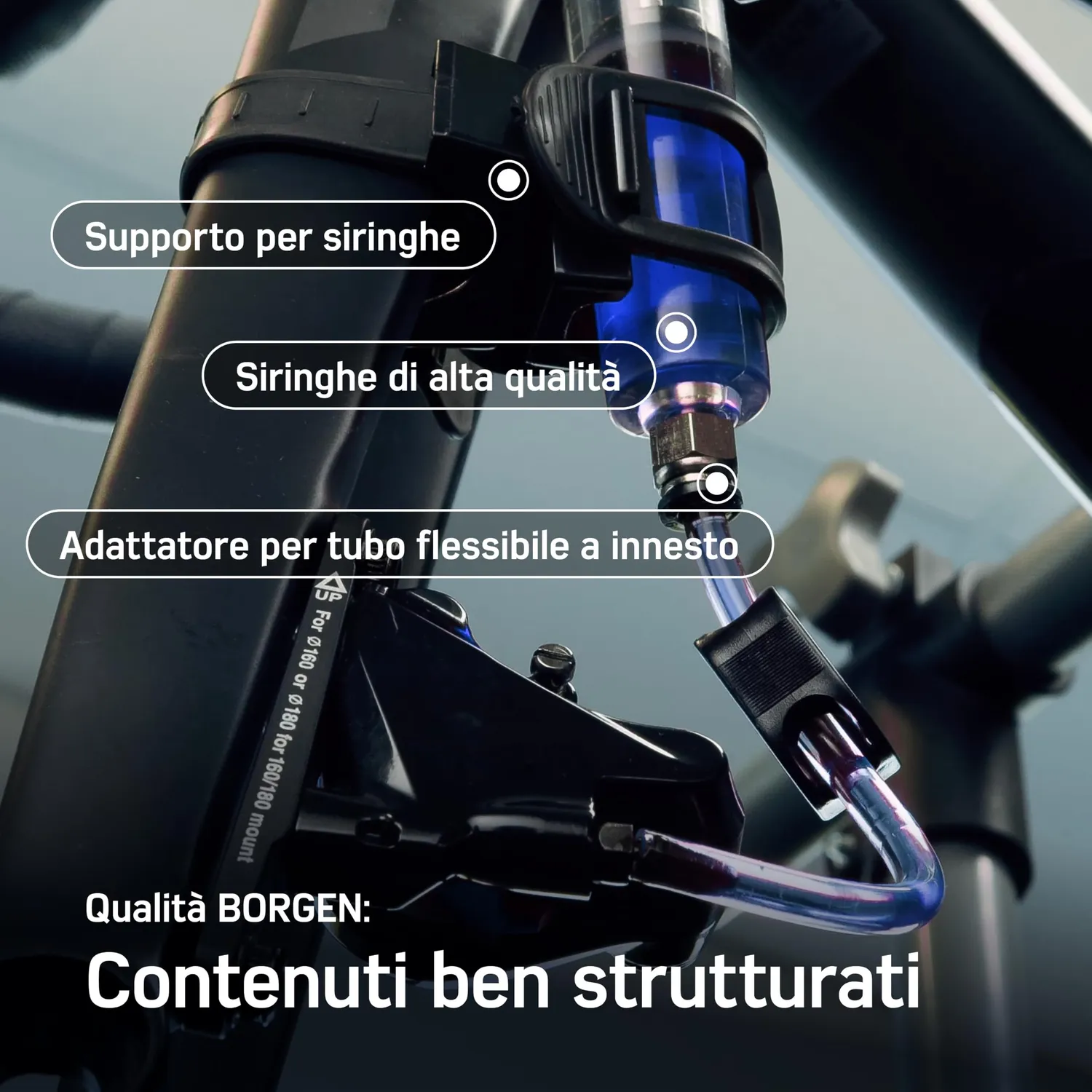 Borgen Kit spurgo Pro freni Magura olio minerale