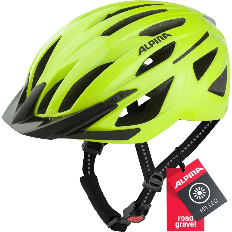 Alpina Gent MIPS casco bici 51-56 be visible gloss