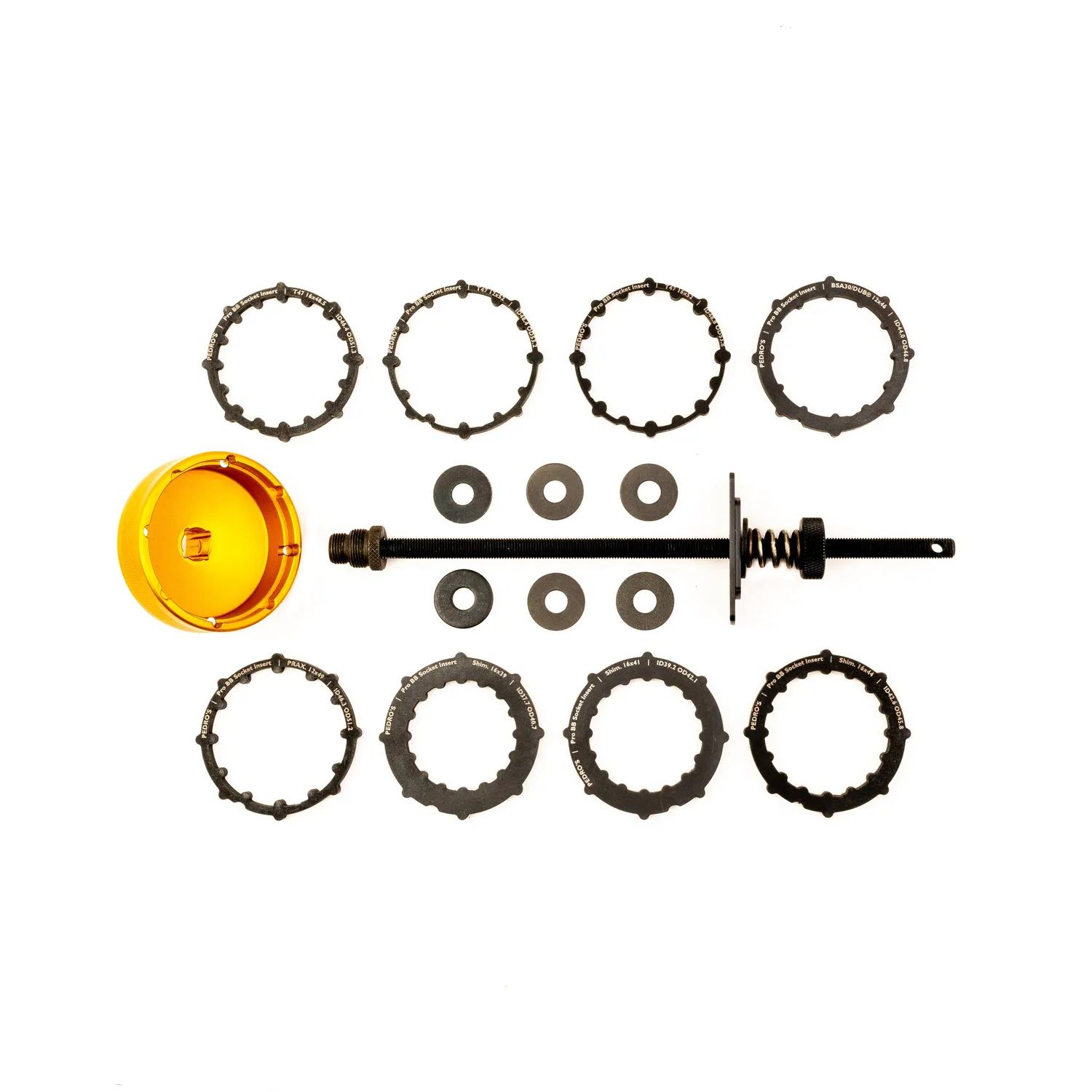 Pedro's Pro BB Socket set bussole movimento centrale 10pz
