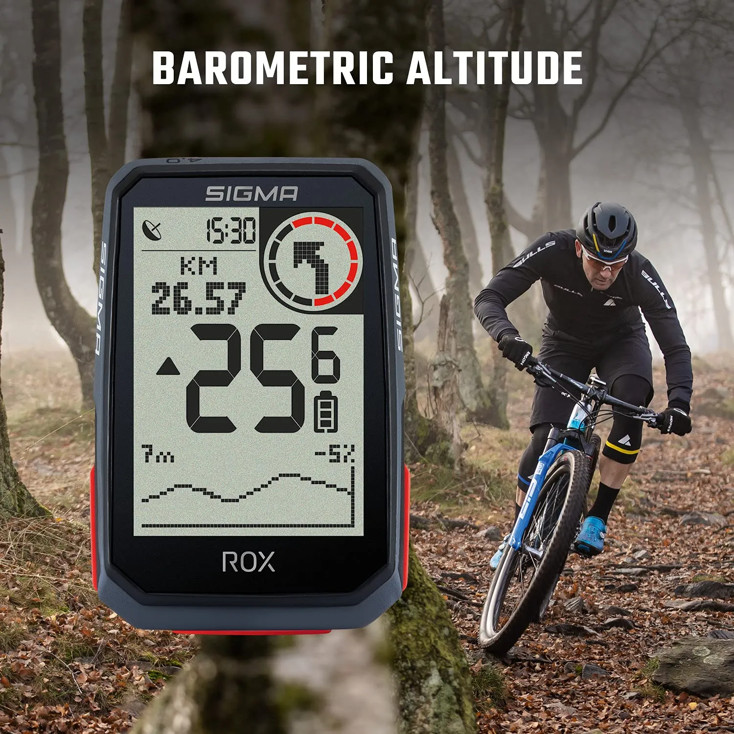 Sigma ROX 4.0 EVO ciclocomputer GPS bianco altimetro