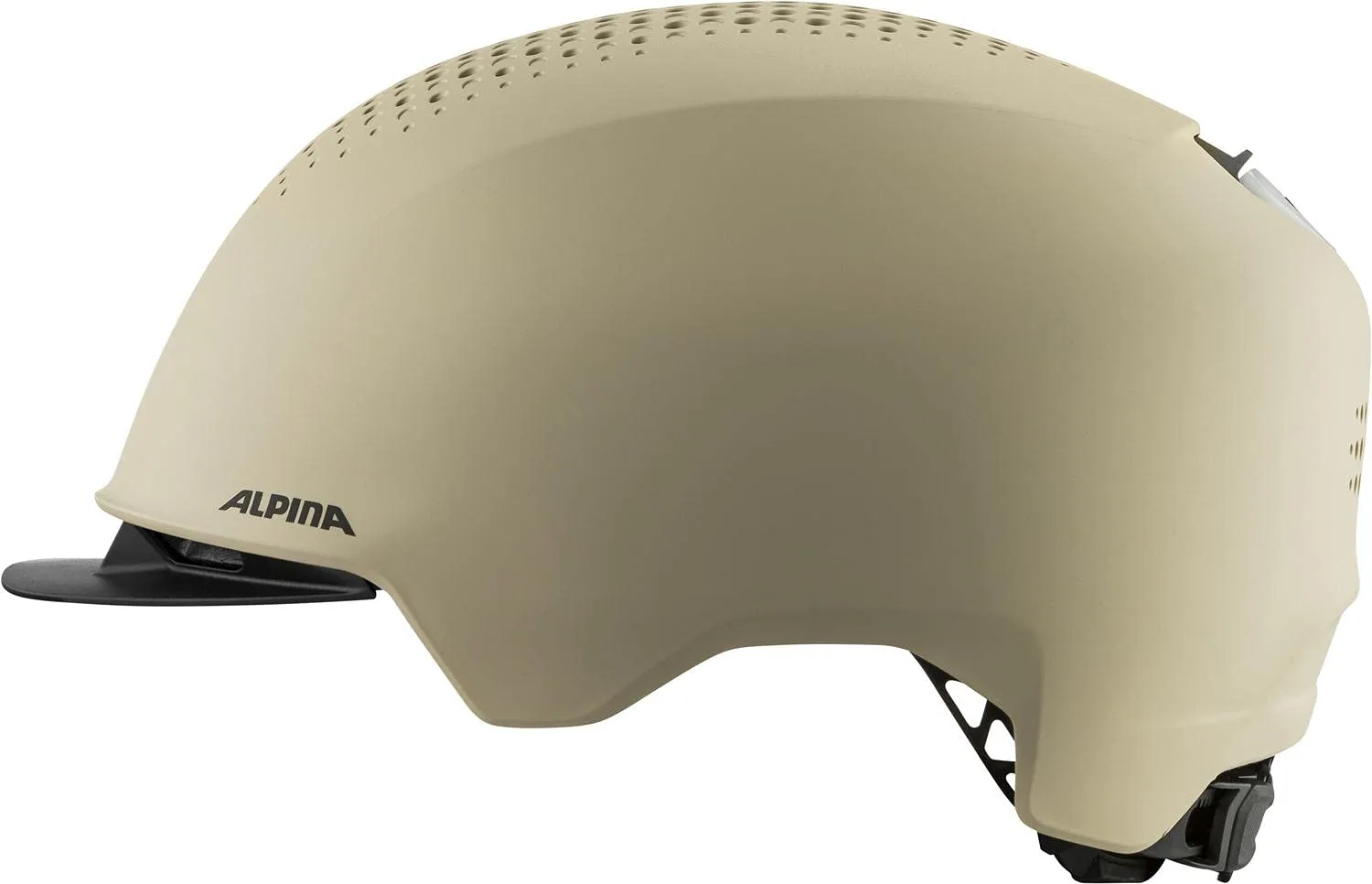 Alpina Idol casco bici off-white 52-56 con luce LED