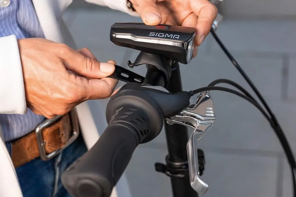 Sigma Aura 60 + Nugget II kit luci bici USB 60 lux