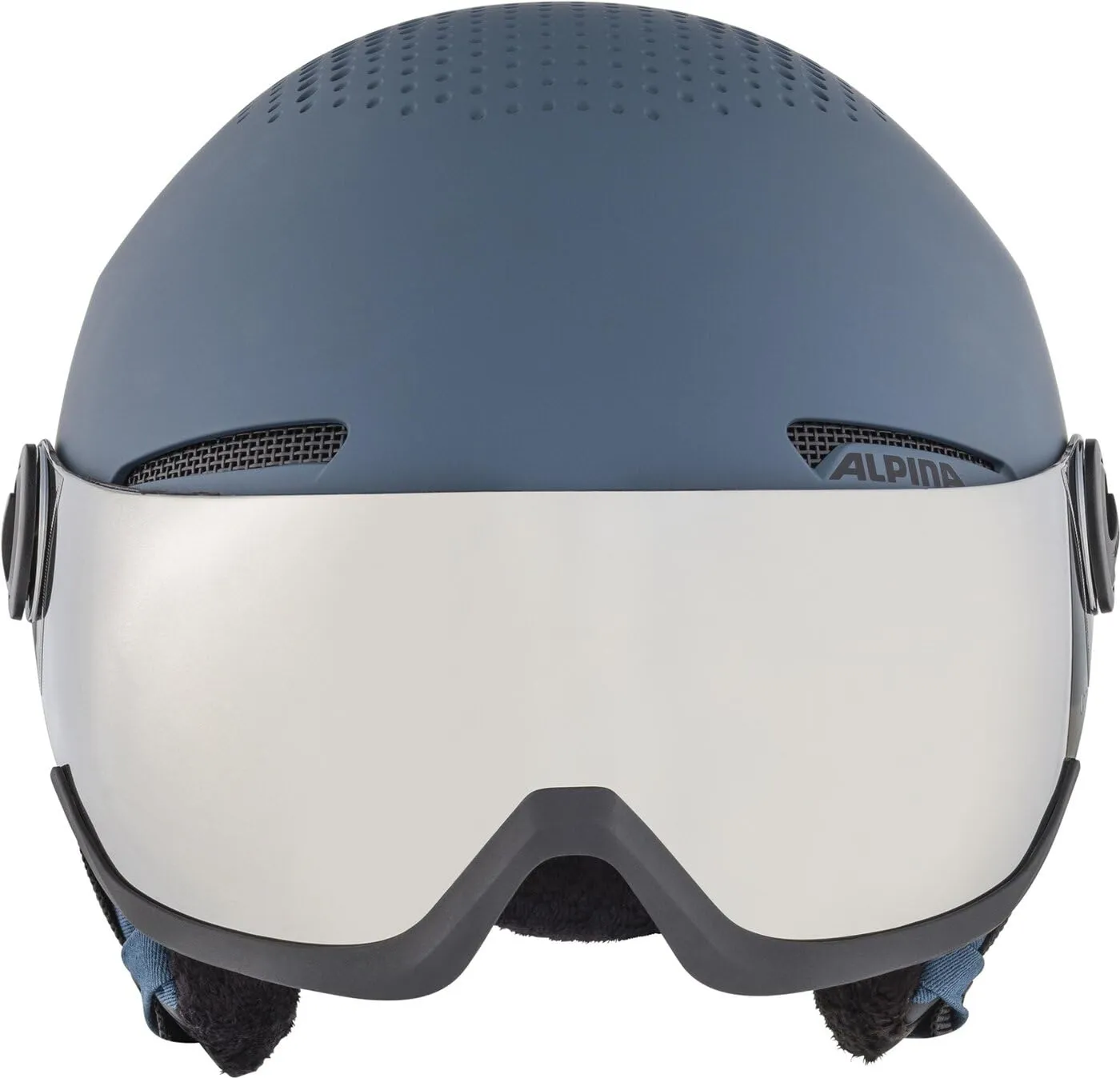 Alpina Arber Visor Q-Lite casco sci ink matt 54-58 cm visiera