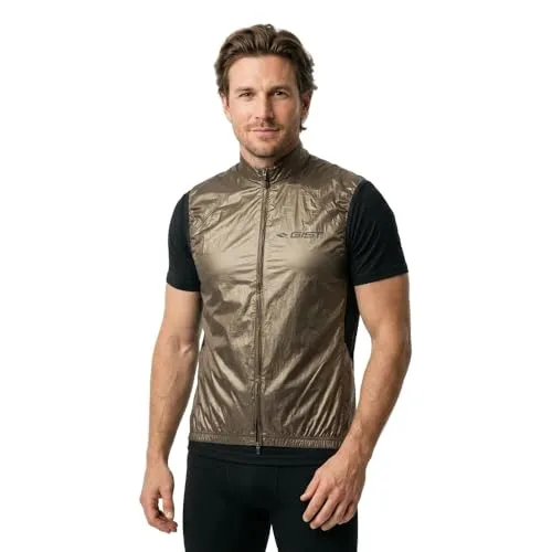 Gist Ultralight Gilet Antivento Uomo S Bronzo