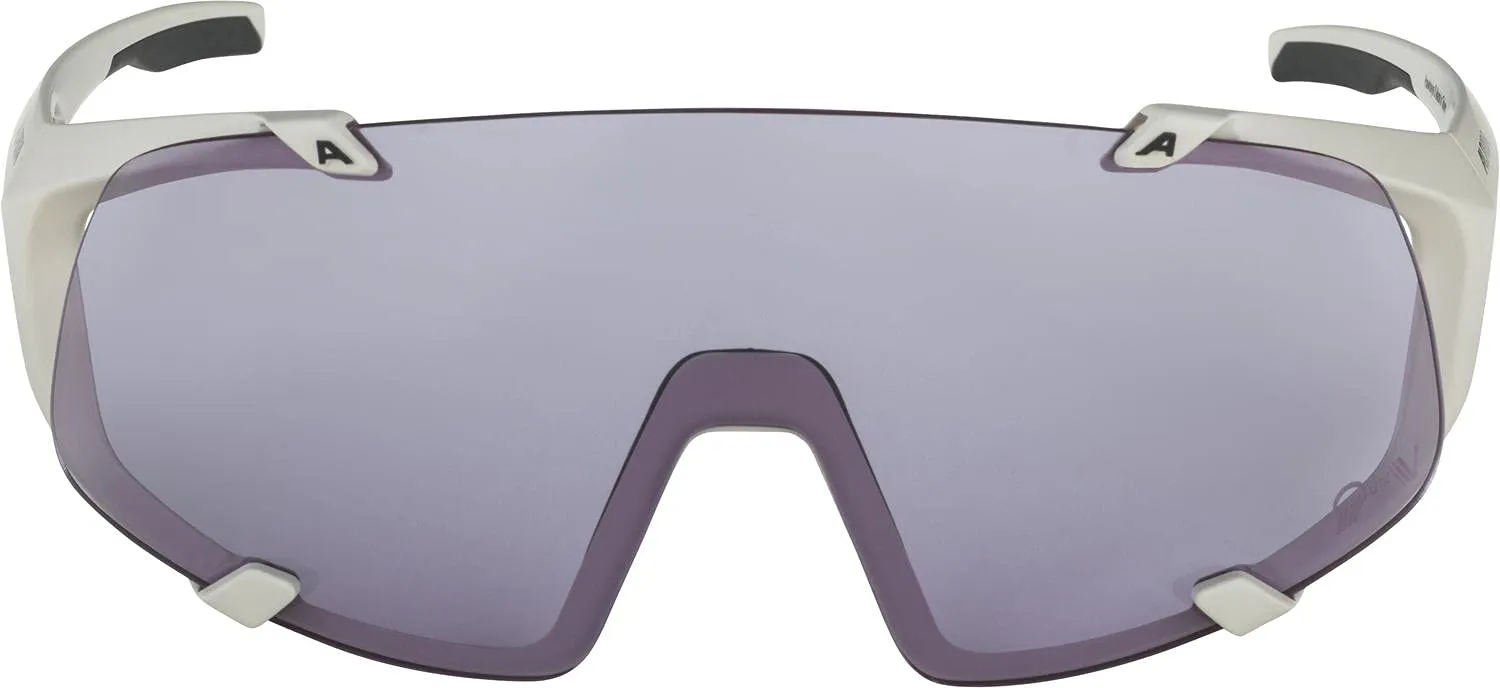 Alpina Hawkeye S Q-Lite V occhiali sportivi cool-grey matt fotocromatici