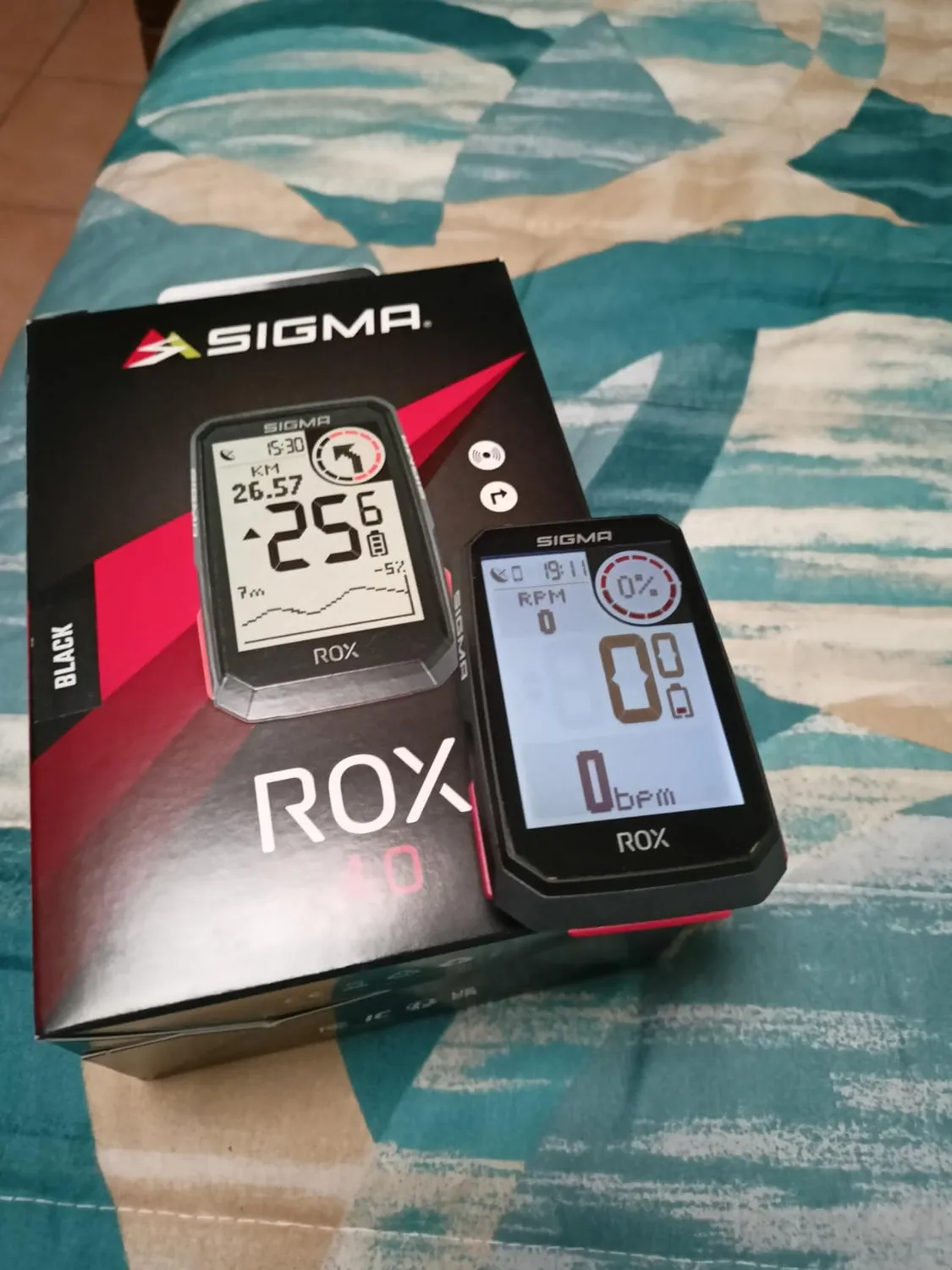Sigma Rox 4.0 Black ciclocomputer GPS bici con altimetro