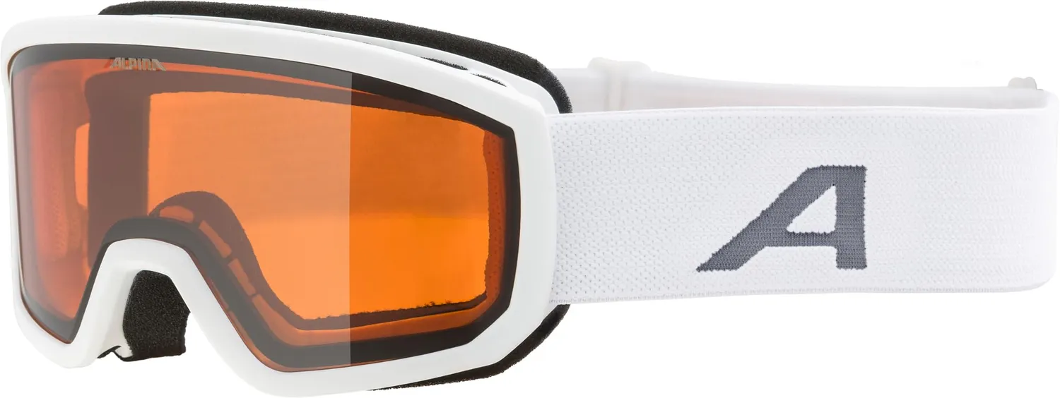Alpina Scarabeo Jr. occhiali sci pumpkin matt lente arancio