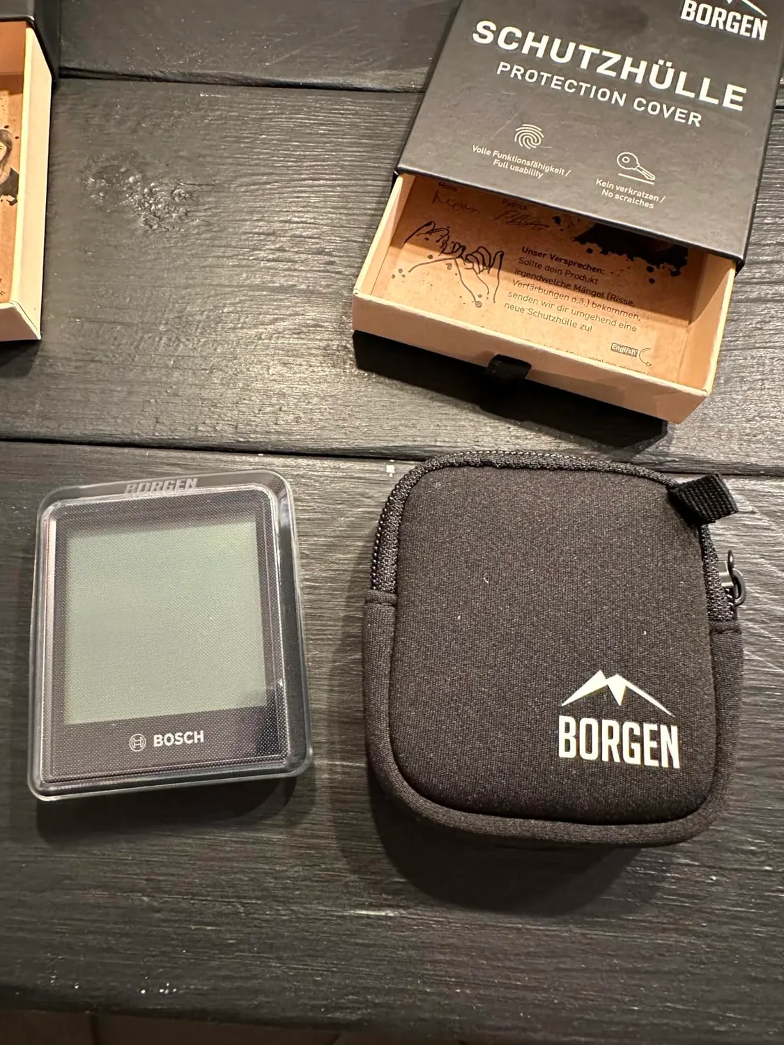 Borgen Protezione Display Bosch Intuvia 100 cover e tasca