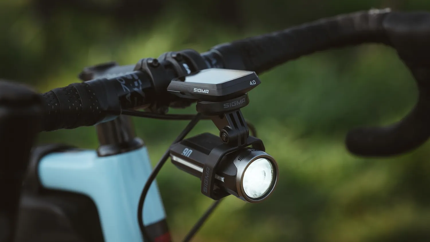 Sigma Aura 90 + Hiro 50 set luci bici USB-C StVZO