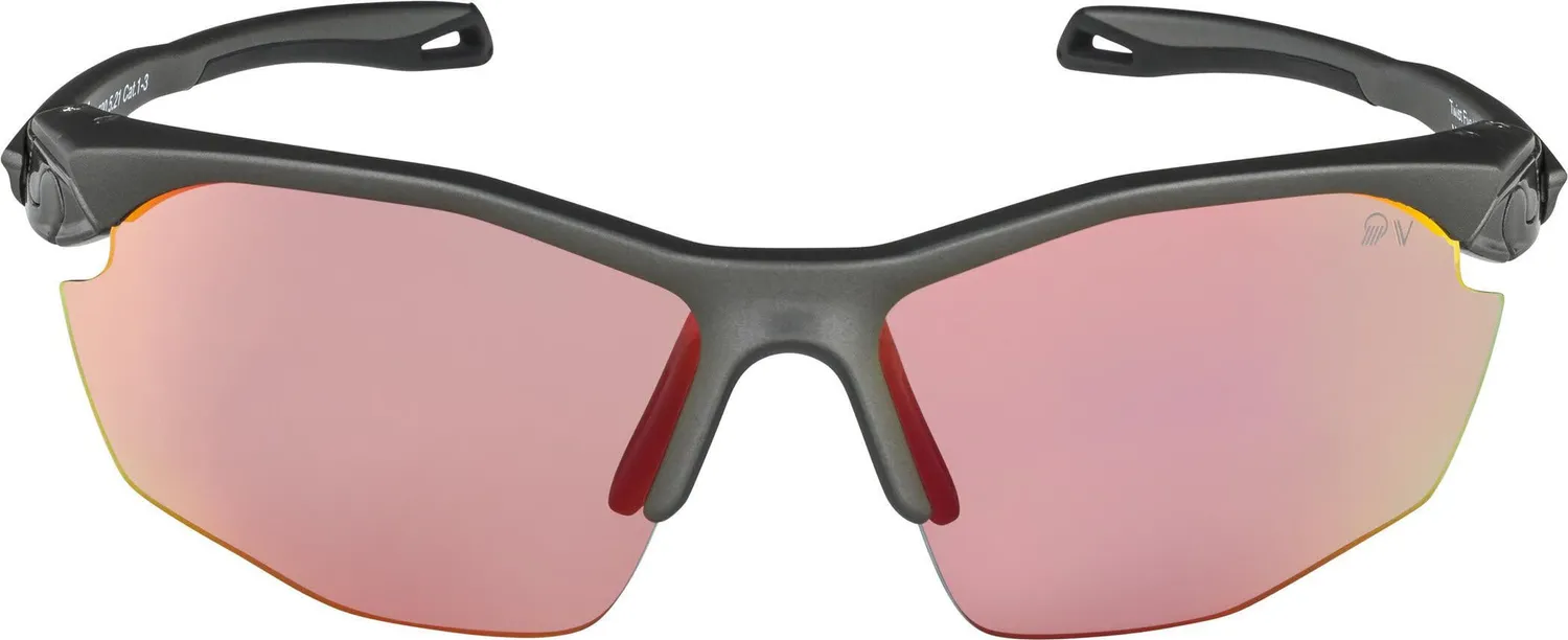 Alpina Twist Five HR QV occhiali sportivi cool-grey matt polarizzati