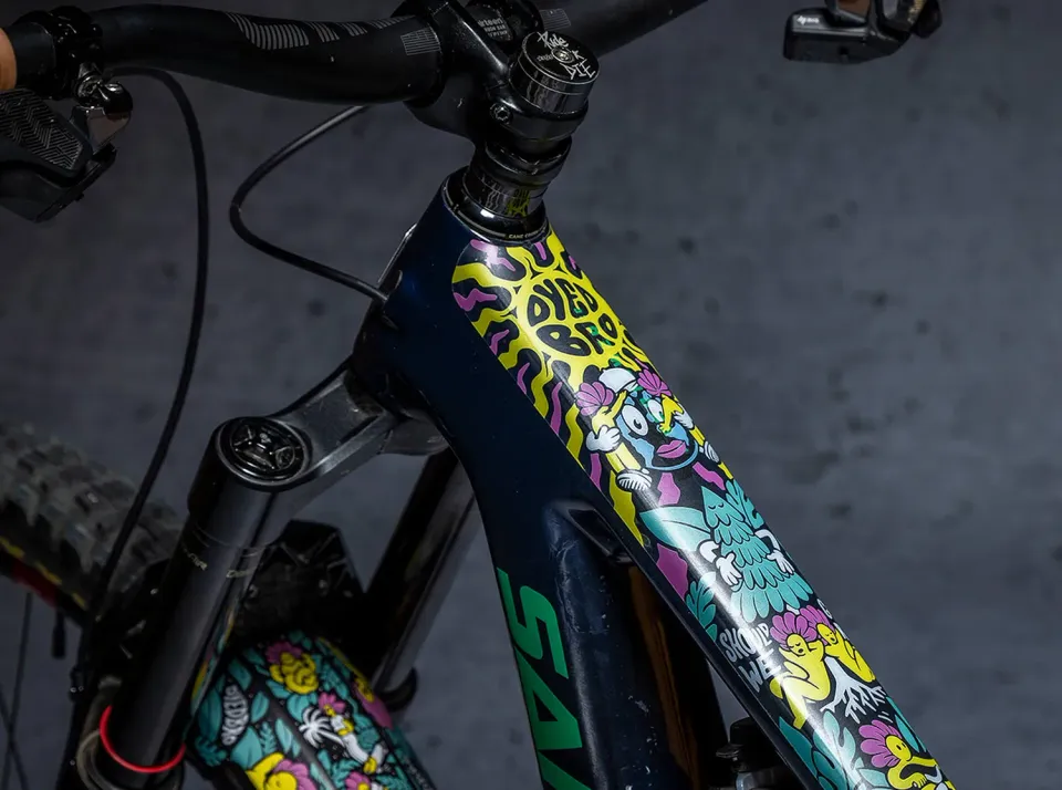 Dyedbro Victor Brousseaud Kit Protezione Telaio MTB 8 Pezzi