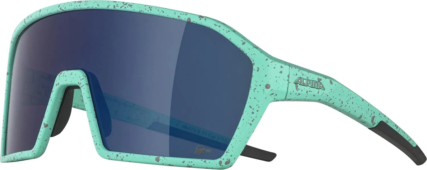 Alpina Ram Q-Lite occhiali sportivi turquoise-blur contrasto