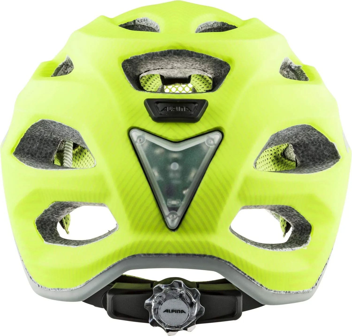 Alpina Carapax JR. Flash casco bici bambino 51-56 Be Visible