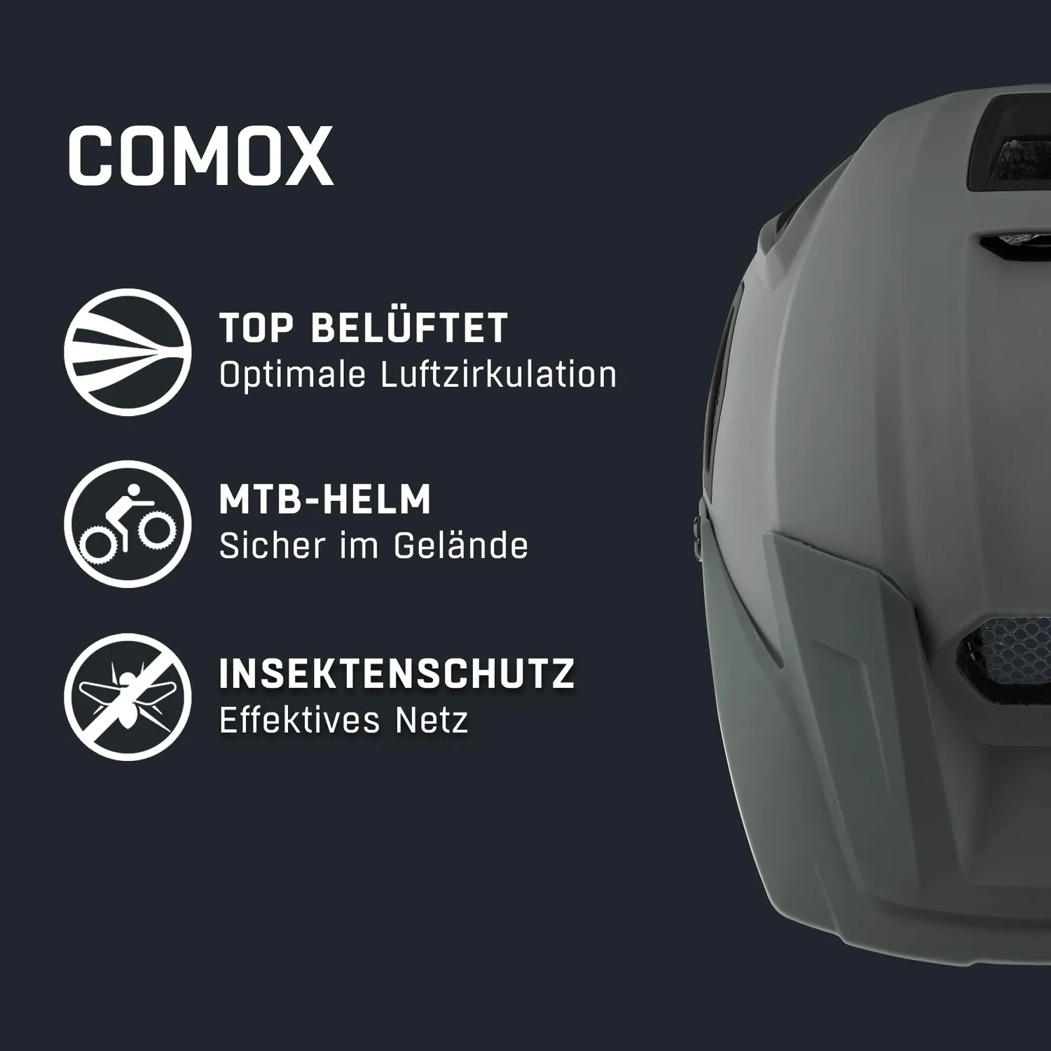 Alpina Comox casco bici 52-57 cm enduro