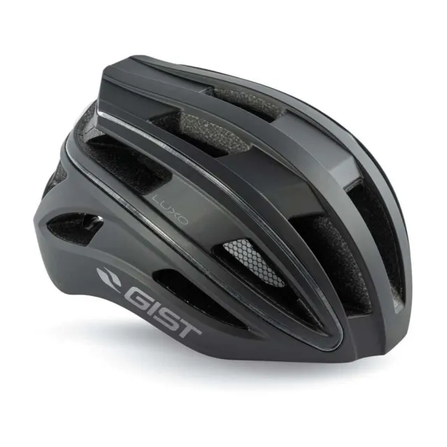 Gist Luxo casco bici S/M 52-56 nero con luce