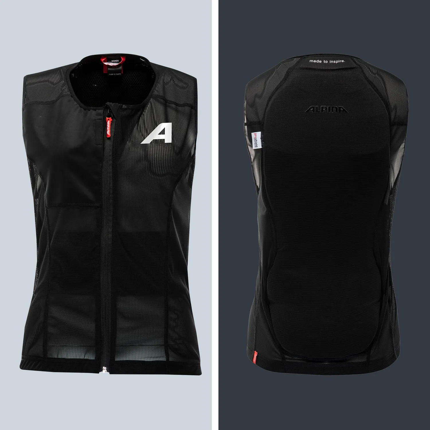 Alpina Proshield Women gilet paraschiena donna XS traspirante