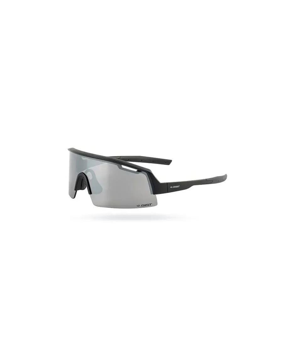Gist Factor occhiali ciclismo nero lente smoke